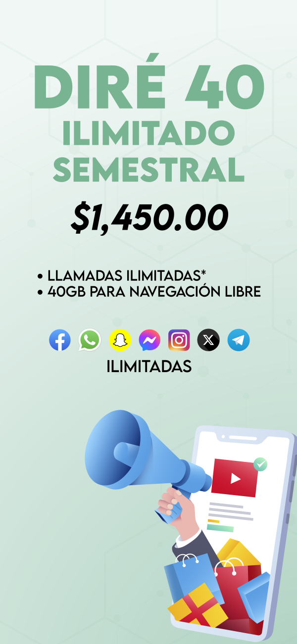 DIRE 40 ILIMITADO SEMESTRAL