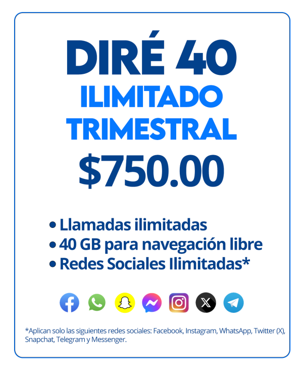 DIRE 40 ILIMITADO TRIMESTRAL